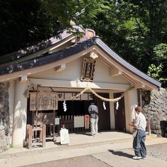 戸隠神社で登山の安全祈願
