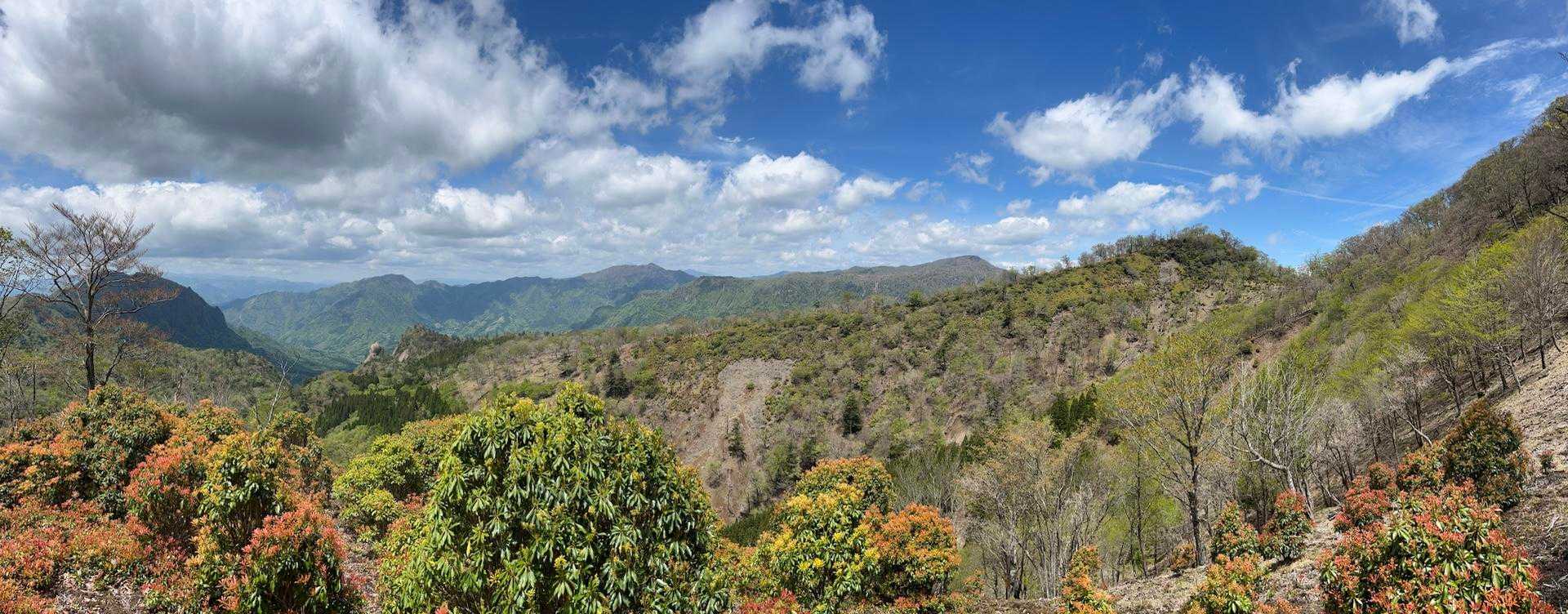 鬼の目山登山口-鬼の目山-鉾岳 往復コースの写真