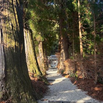 高天彦神社から出発
