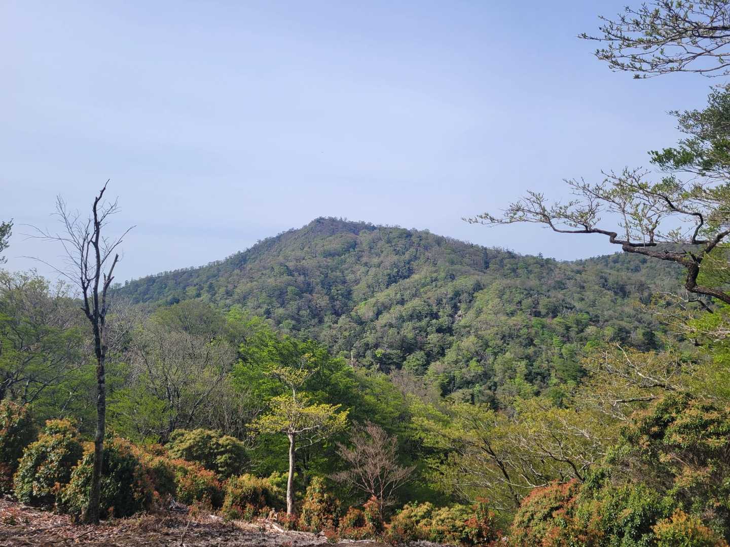 目指す三方岳