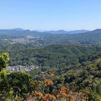 裏側から黒岳、鬼の鼻山方面か？