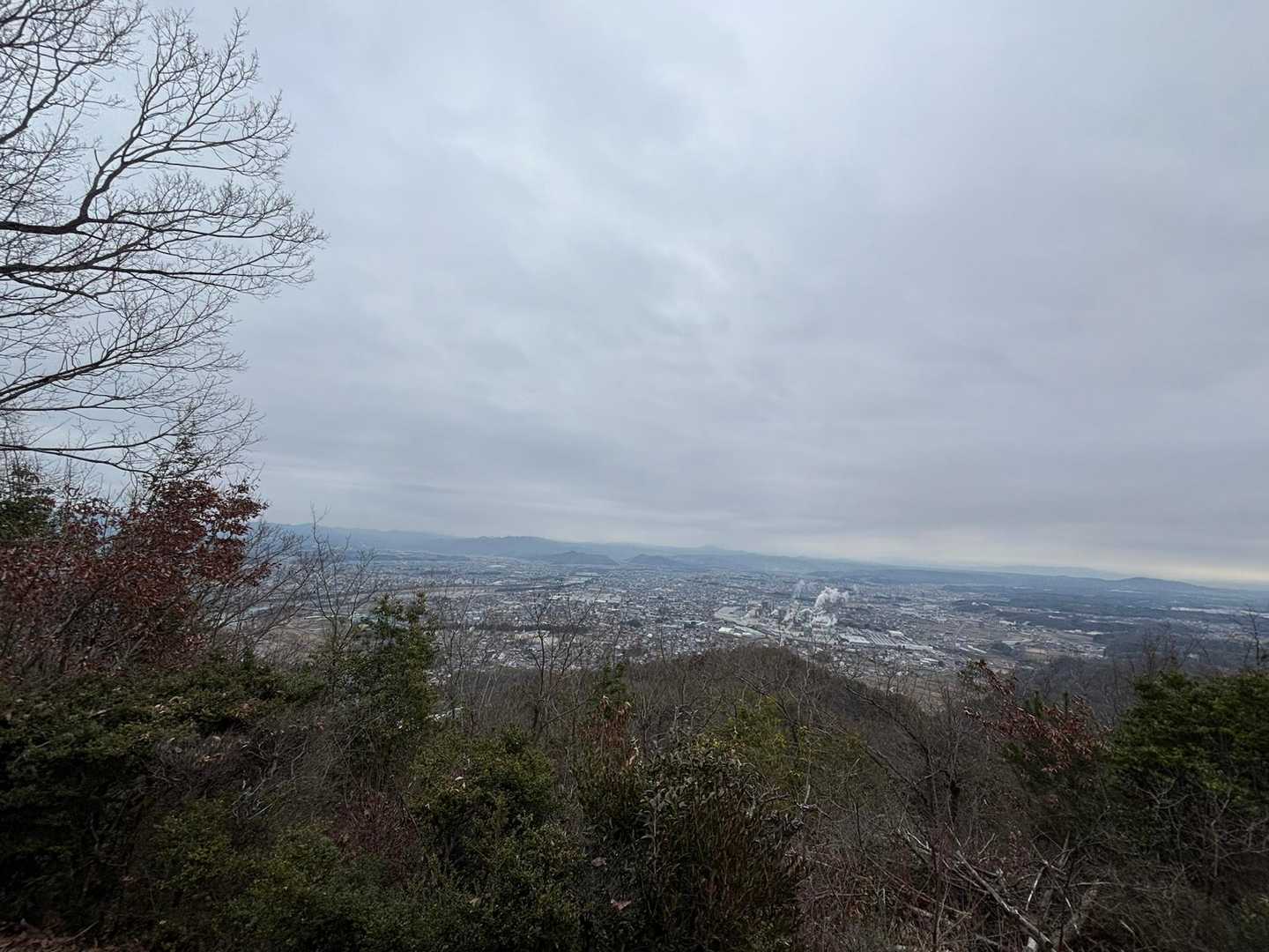 鳩吹山遊歩道真禅寺入口-鳩吹山-両見山-桃山-桃山ルート入 周回コースの写真
