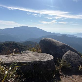 気功岳さんちょ〜
絶景のパノラマ展望岩😃
正面に天山