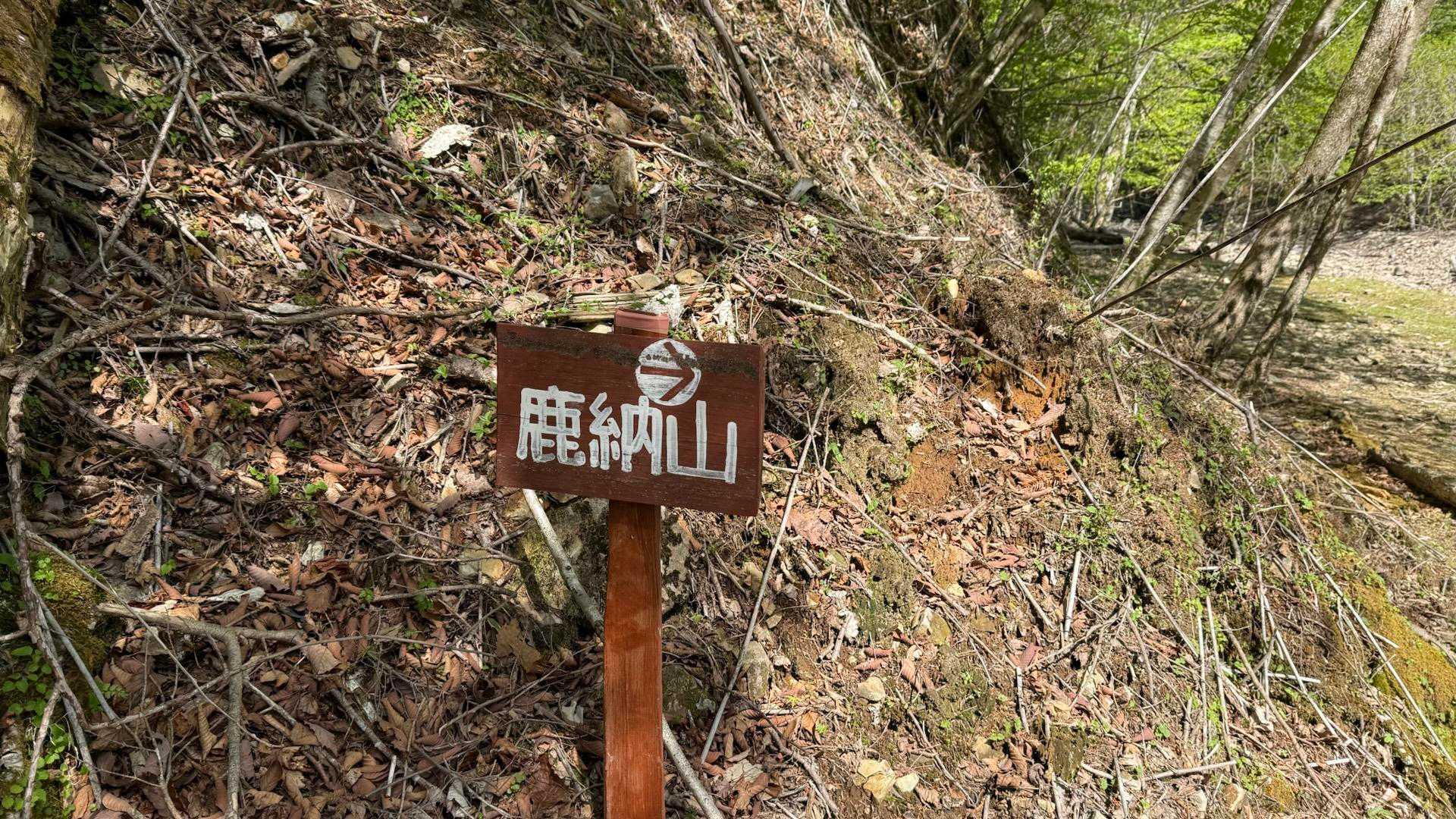 鹿納谷登山口-鹿納山-鹿納の野 周回コースの写真
