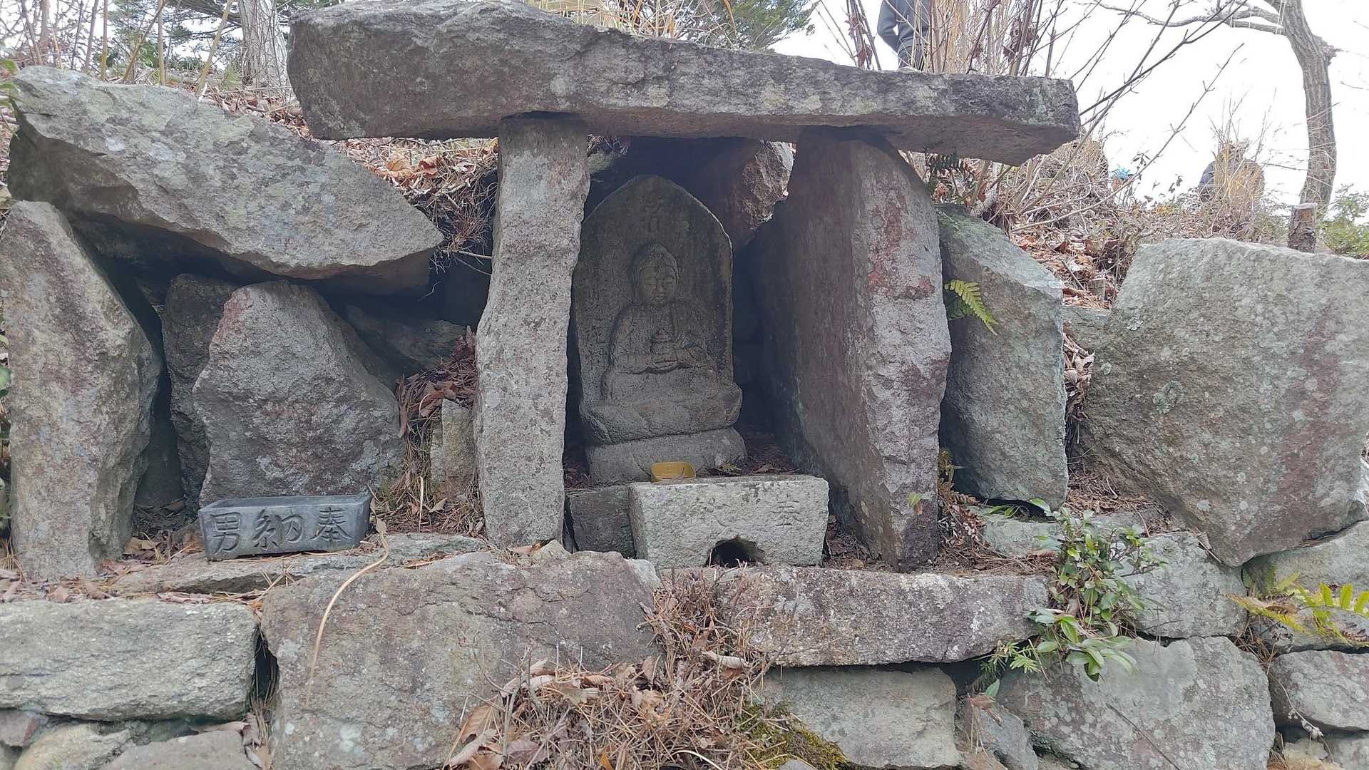 七種薬師ピークにいたお地蔵さん。