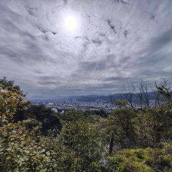 神田の山頂からの見晴らしはいい