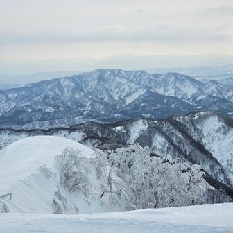 12月に登った刈羽黒姫山