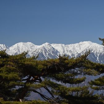 南駒ケ岳から空木岳まで。