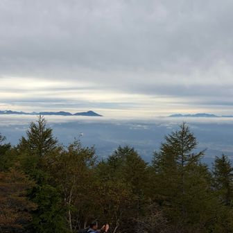 八ヶ岳、中央アルプスが近い。