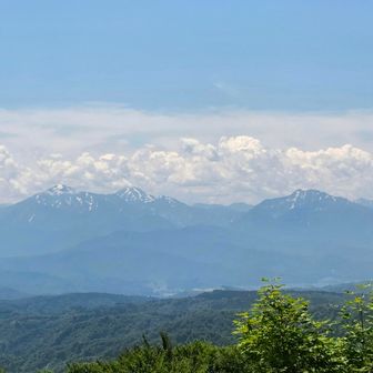 越後三山(駒ヶ岳、中ﾉ岳、八海山)