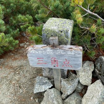 北峰も踏みました。