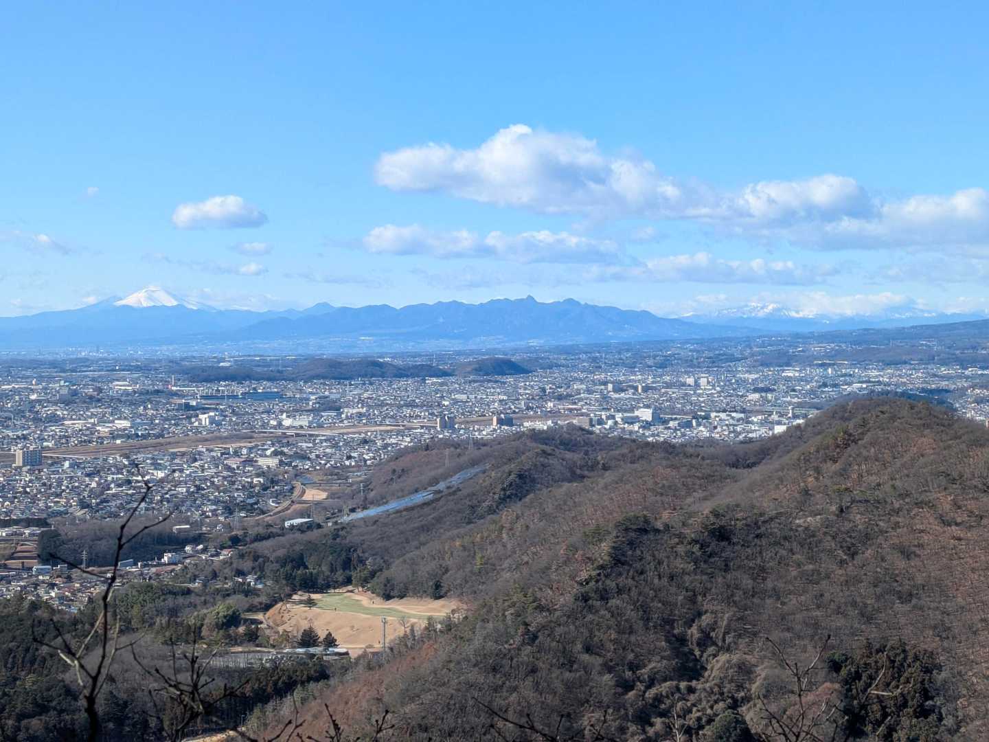 浅間山  榛名山  草津白根方面