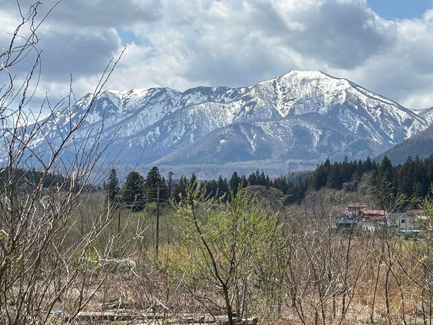 禿岳、惚れ惚れする稜線です