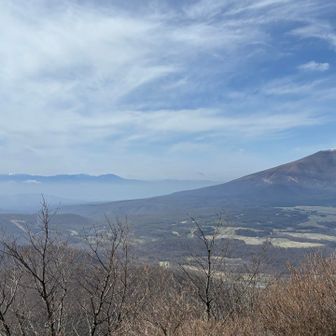 浅間と八ヶ岳