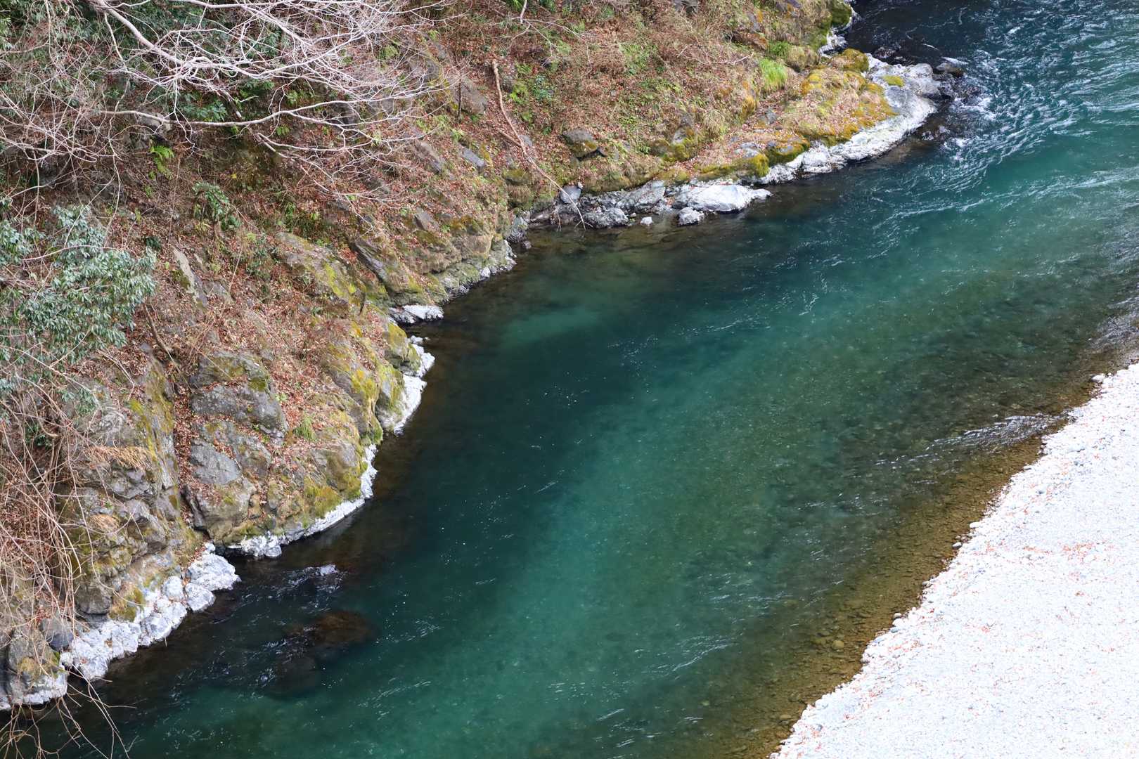 上流は本当に綺麗ですね。バスクリン！