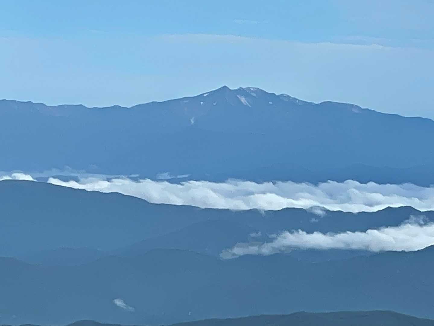 御岳登山口-飛騨頂上-摩利支天乗越-摩利支天山 往復コースの写真
