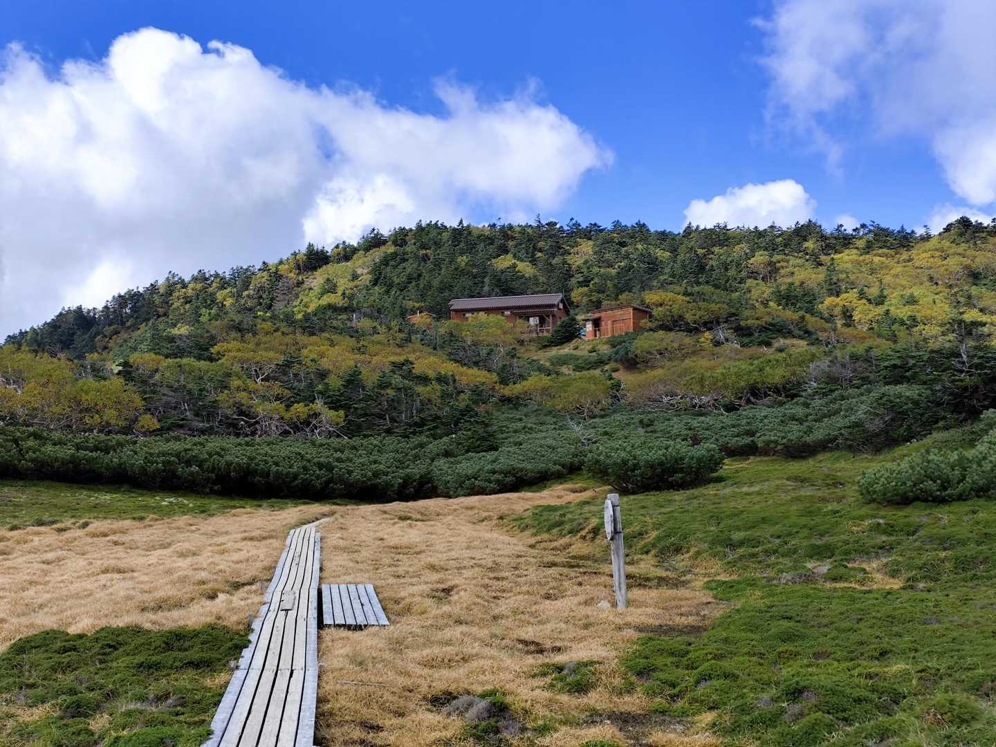 芝沢ゲート-易老渡-易老岳-三吉平-イザルガ岳-光岳 往復コースの写真