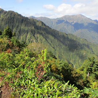越後駒ヶ岳を見る。