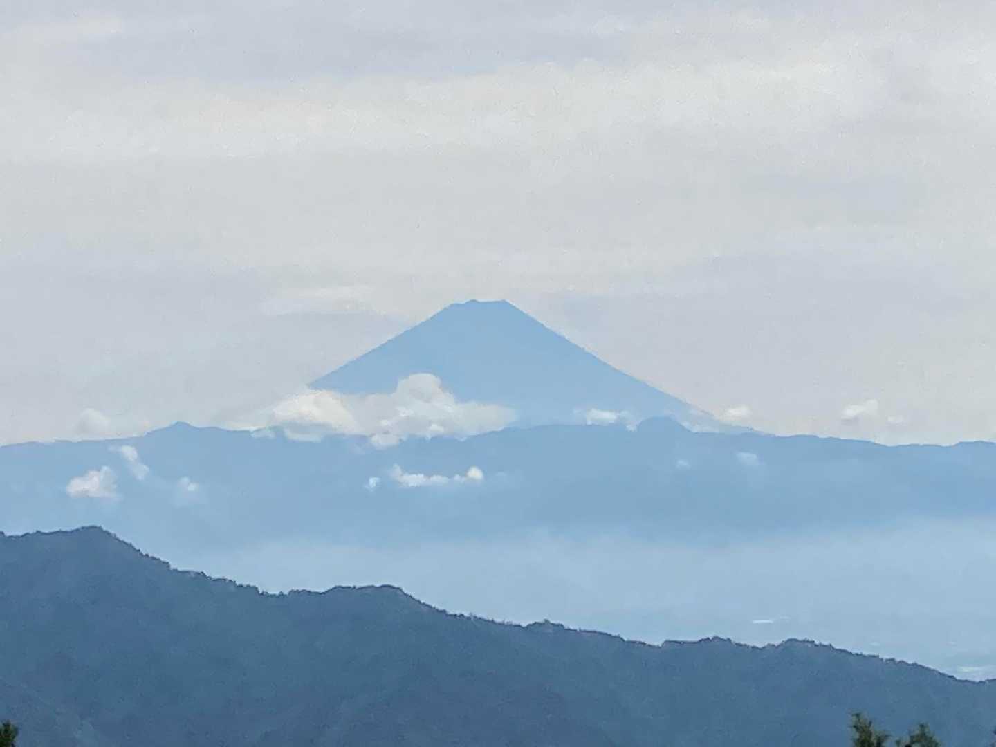 早朝かかっていた雲も消えとる