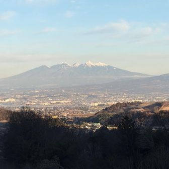 駐車場からの八ヶ岳