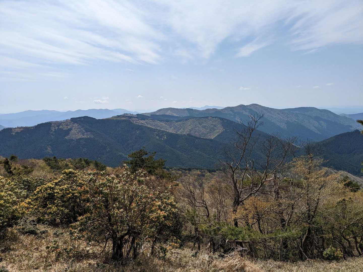 下地町登山口-千町ヶ峰-千町ヶ峰-段ヶ峰-杉山-笠杉山 周回コースの写真