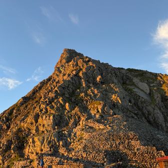 登頂日の朝。晴れました☀️
