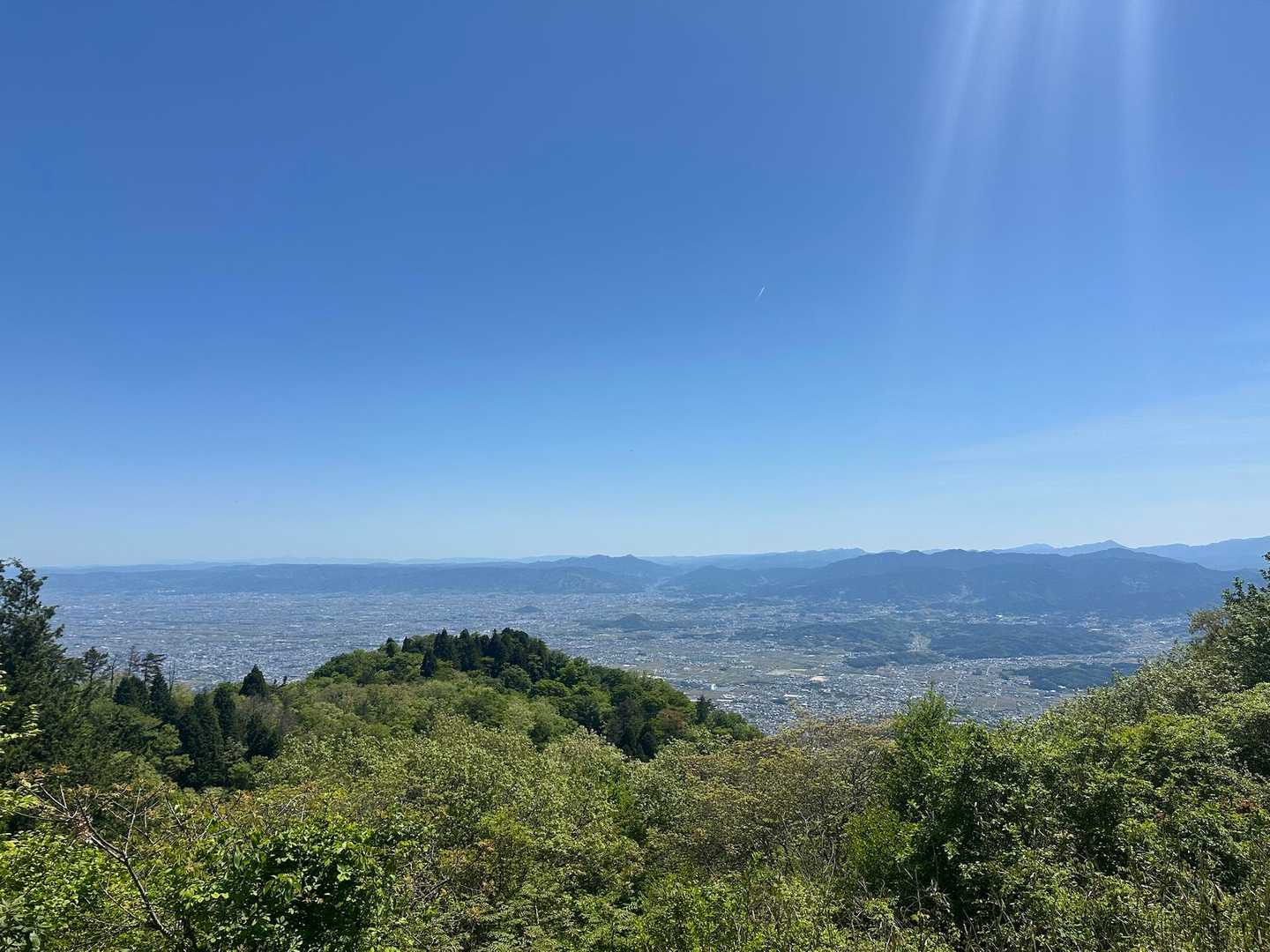 展望台、奈良の市街地