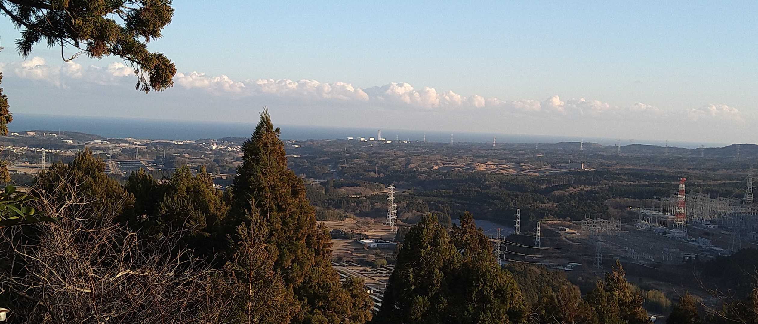 眺望が開けます
太平洋が綺麗です