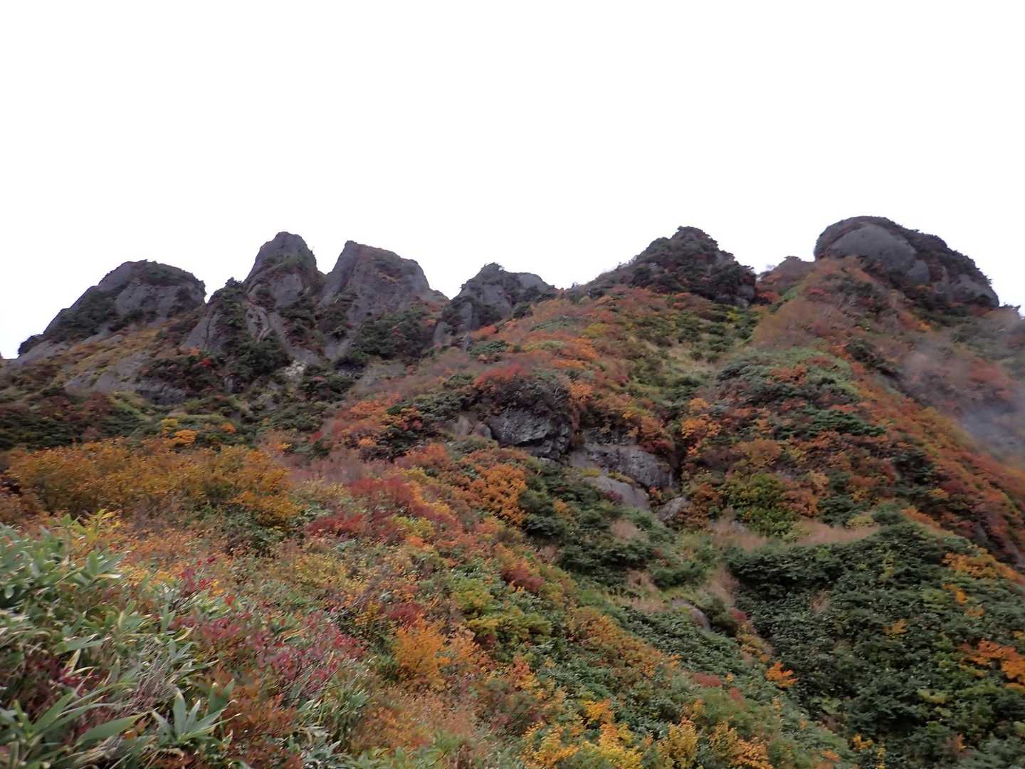 振り返って八ツ峰