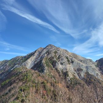 甲斐駒がいよいよ眼前に