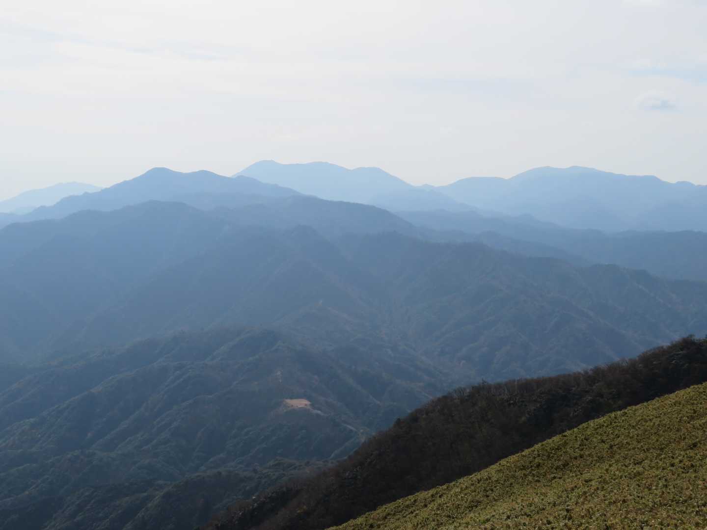 御在所岳、雨乞岳方面