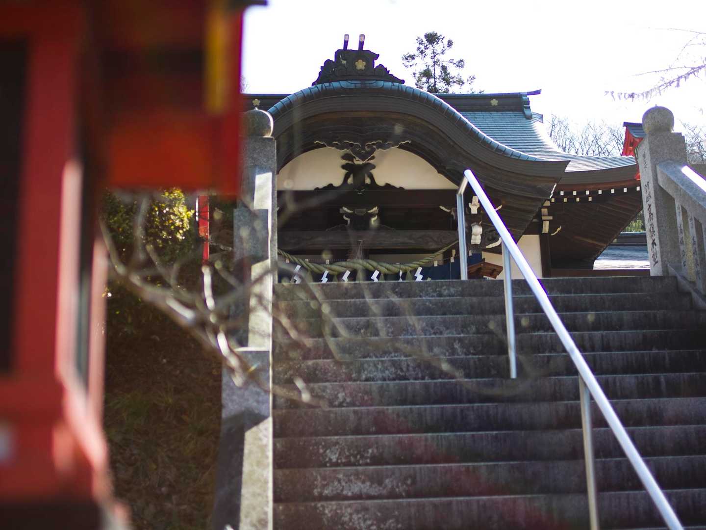 まずはこちらで初詣。