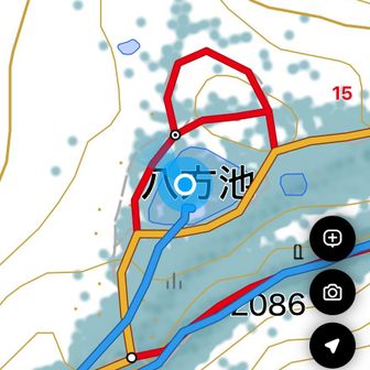 八方池ど真ん中！