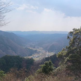 矢祭山頂上からの眺望