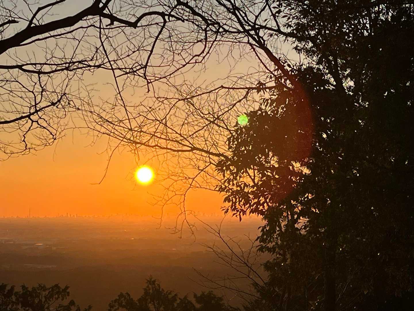 山頂からの朝日🙏