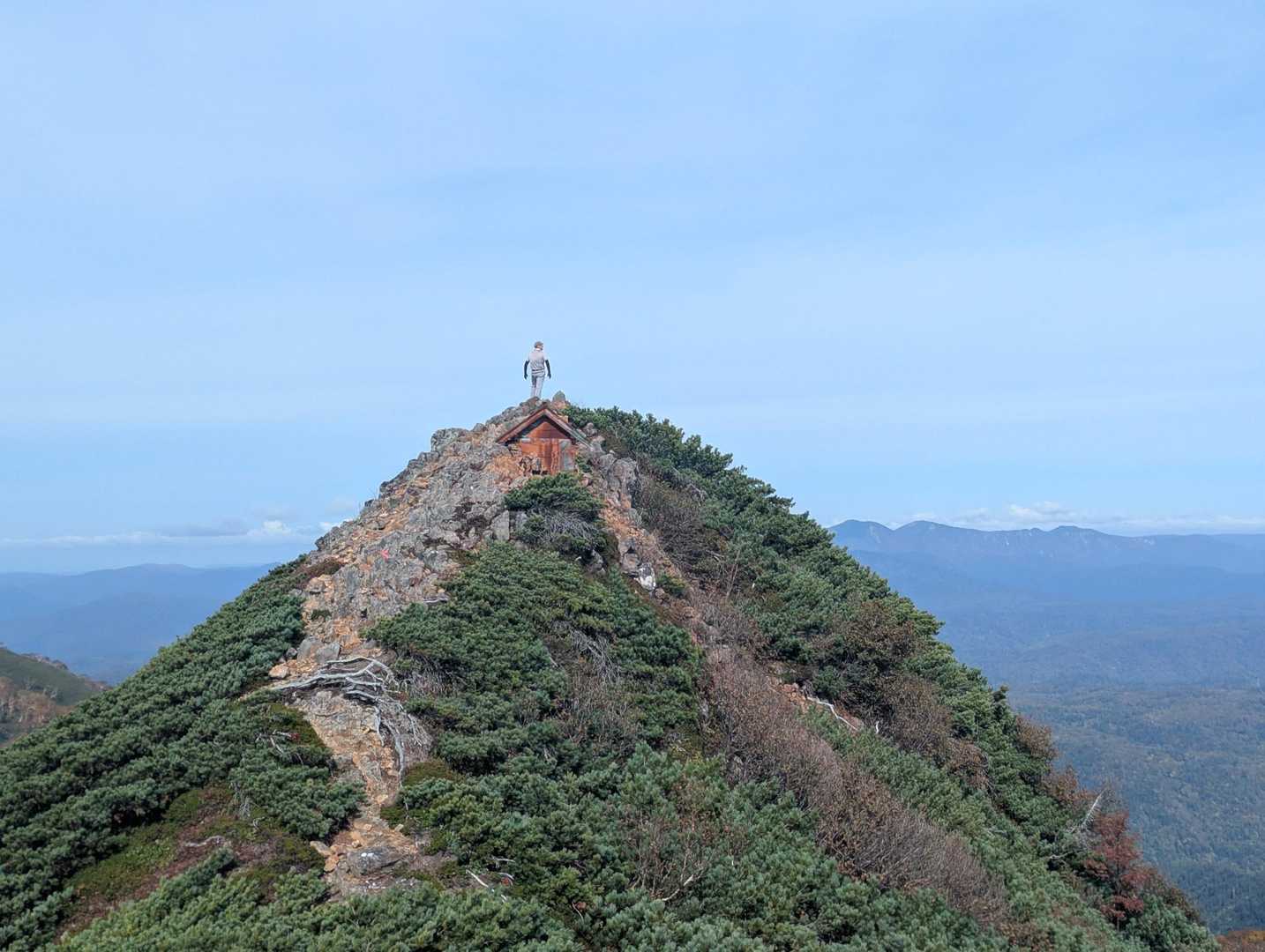 白滝天狗岳ついたぞ～