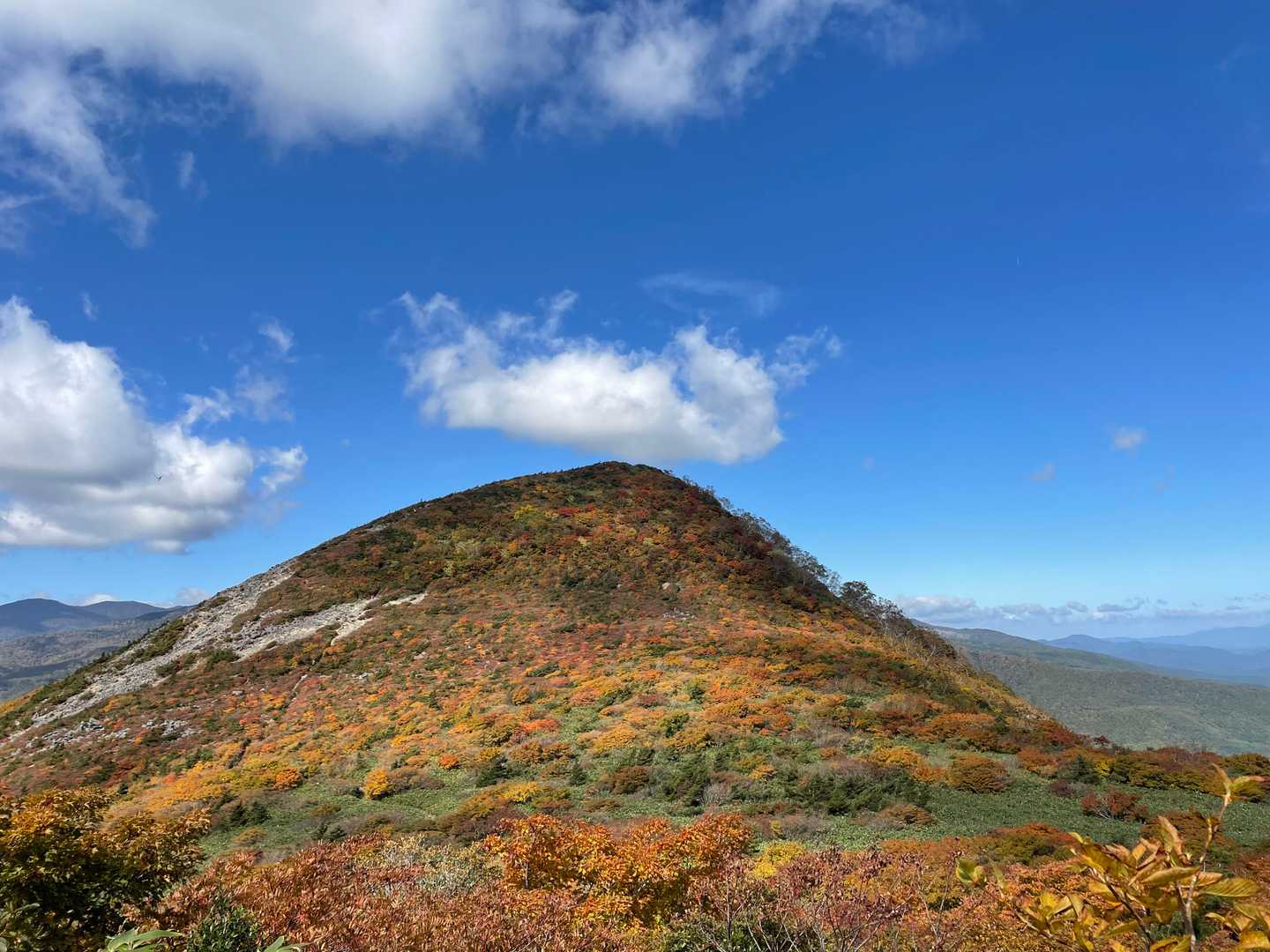 振り返って鬼面山！
いいでしょ？？
