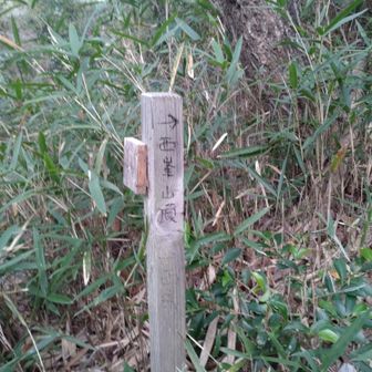 「西峰」の案内板
