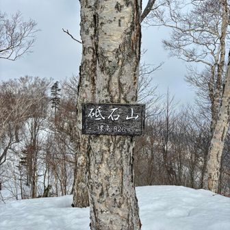 山頂看板です、
帰りに補修します。
