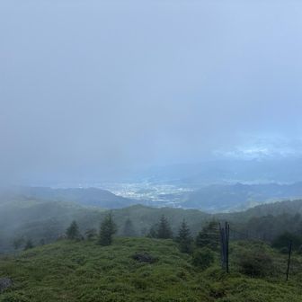 薄っすら甲府盆地