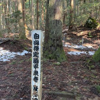 登山口ではなく、登拝口と言うのですね✨
後ろからフェンスから入るみたいでした