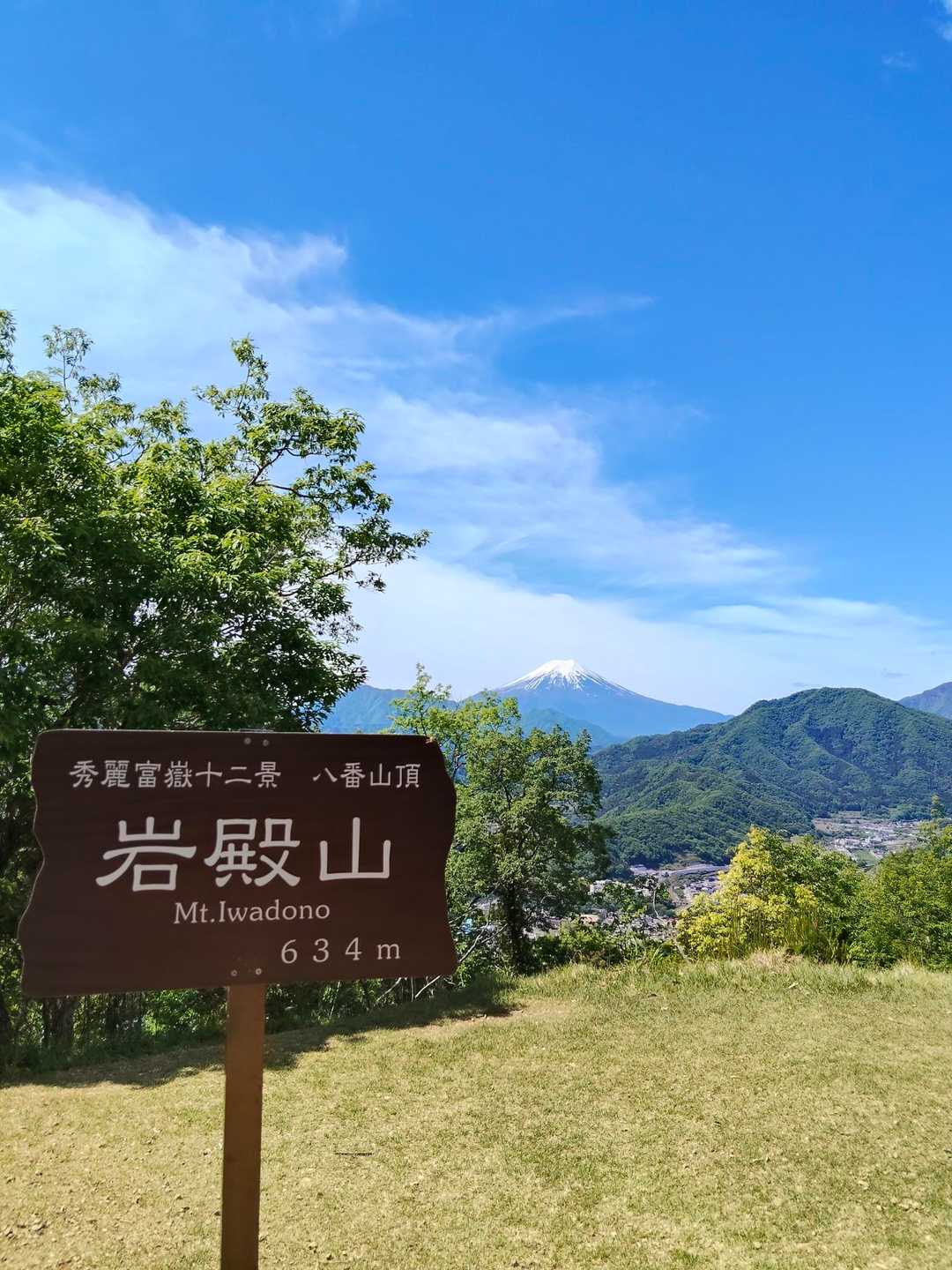 大月駅-強瀬登山口-岩殿山-天神山-稚児落とし登り口-浅利 周回コースの写真