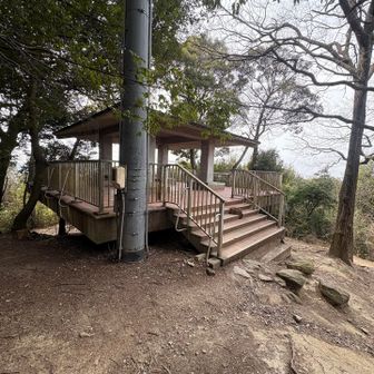 展望台、今日はあいにく☁️😢