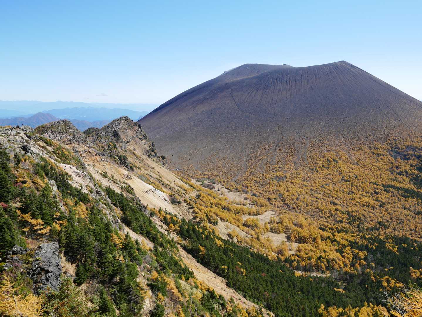 浅間山荘登山口-浅間神社-賽の河原-Jバンド-鋸岳-蛇骨岳 往復コースの写真