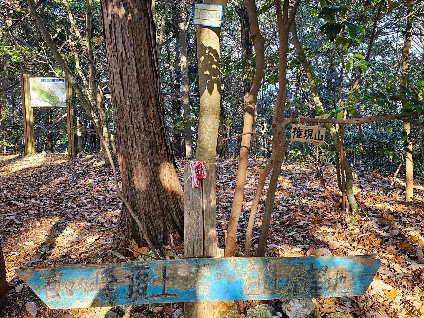 権現山⛰️に到着🤗
さ～百々ヶ峰に行きますか🙋