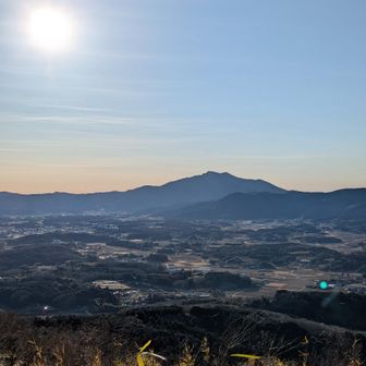 朝だったら富士様が見えたかも。