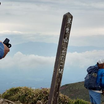 山頂標識は今日はオマケ