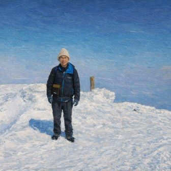 Copilotで油絵風にしました