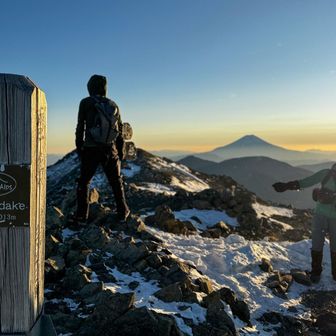 厳冬期の聖岳は素晴らしかった‼️