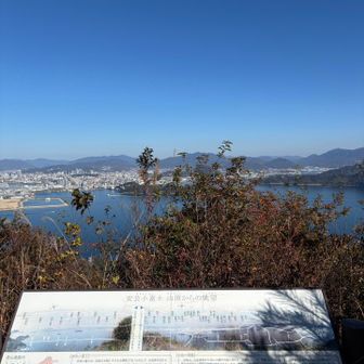 30程で安芸小富士🗻山頂到着🚩